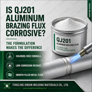 Is QJ201 Aluminum Brazing Flux Corrosive?