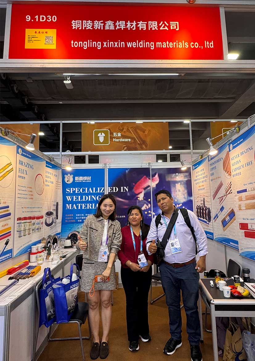 Thank You from TONGLING XINXIN WELDING MATERIALS CO., LTD