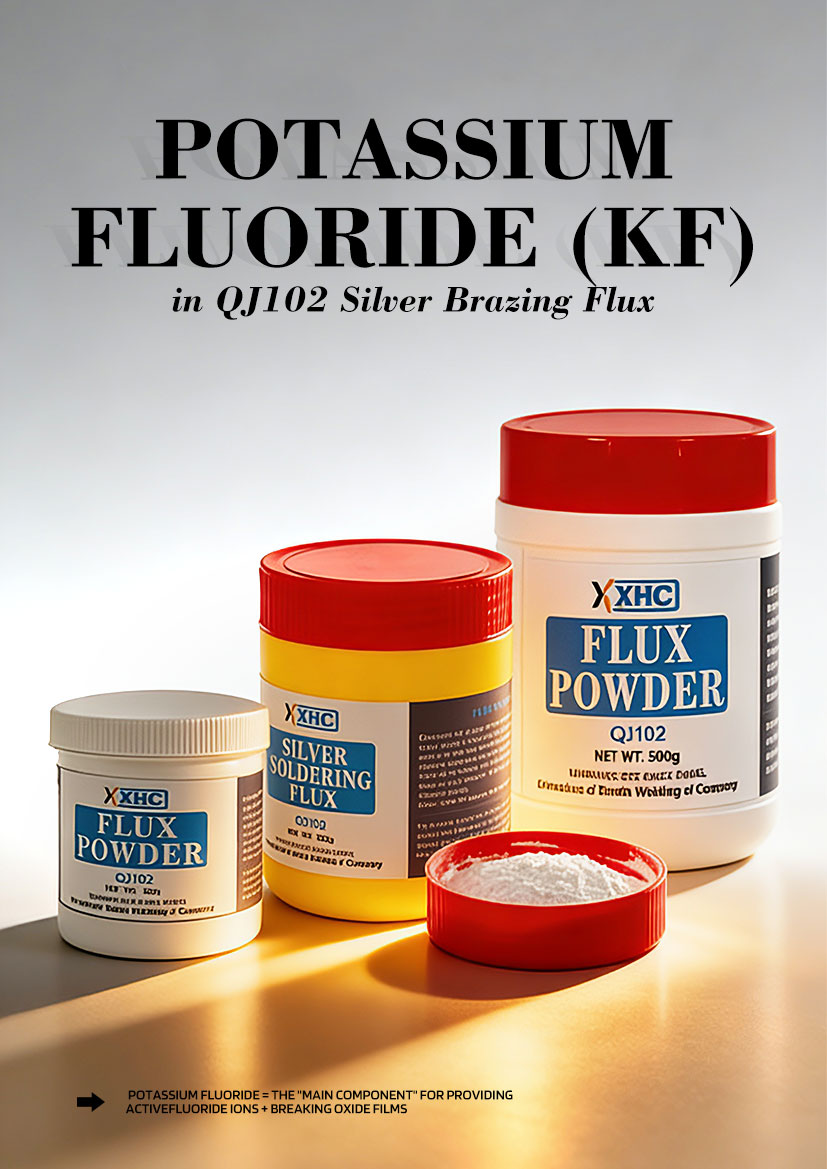 Potassium Fluoride (KF) in XIN XIN QJ102 Silver Brazing Flux